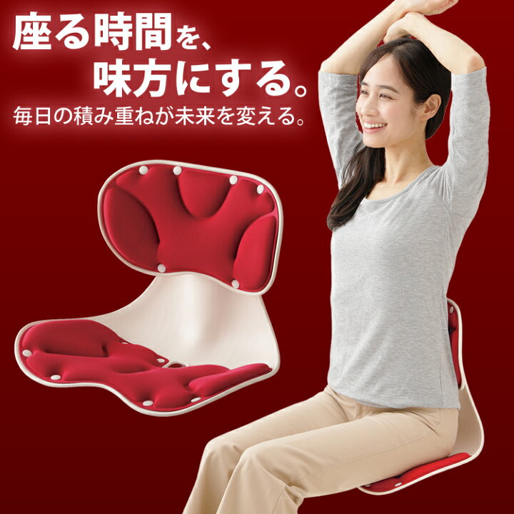 楽天市場】座るだけで美姿勢 座椅子 [ 腰にピタッと美姿勢チェア ] 腰 