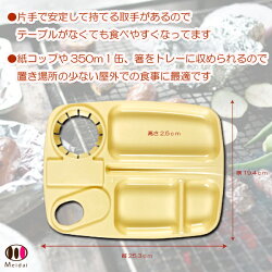 【レジャー食器/エコ/ピクニック/アウトドア/行楽/バーべキュー/BBQ/キャンプ/運動会/軽量/プラスチック食器/5枚組/防災グッズ/遠足/お花見/レジャー/食器/家族/パーティー】