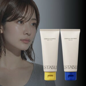 ESTABLISHED �G�X�^�u���b�V�� �R�A�v���b�N�X �V�����v�[ 80ml + �R�A�v���b�N�X �g���[�g�����g 80g �v2�Z�b�g[�w�A�P�A �V�����v�[ �_���[�W�P�A �n�C�_���[�W �u���[�`�� �J���[�� �J���[�P