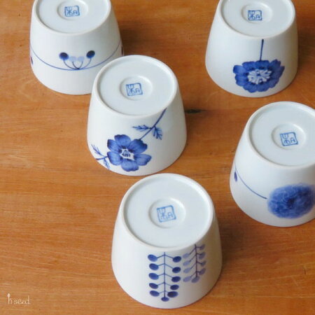 【波佐見焼】【磁器】【花柄】【マルチカップ】【日本製】【保存】【食器】flowersマルチカップ