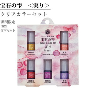 ΂̎ NAJ[Zbg  403334 clear colour set e3ml×5{ 5F WpF nhCh Ntg ޗ