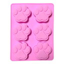シリコンモールド 肉球 大 製菓道具 お菓子 型 シリコン お菓子作り チョコレート モールド 石鹸 手作りキャンドル 樹…