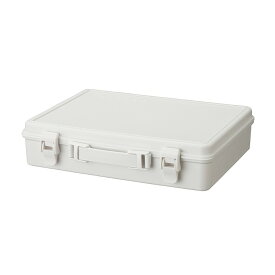 天馬 ハコット トランク (A4) ホワイト 811000793 収納ボックス 小物収納 工具ボックス レトロ ツールボックス 道具箱 DIY 軽量
