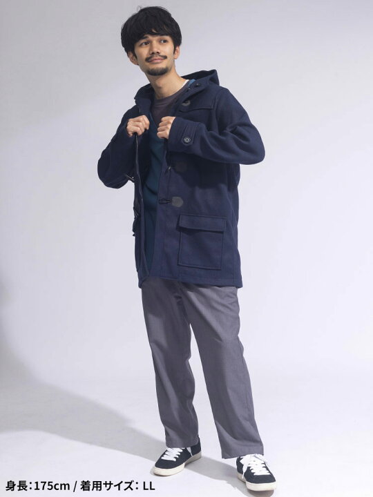 楽天市場 ダッフルコート メンズ 学生 男子 人気 軽い ウール混 メルトン ネイビー グレー ブラック M L Ll Xl 大きいサイズ有メンズ レディース 学生 男子 男女兼用 ロング アウター ミドル丈 ショート丈 コート スクールコート シンプル 無地 あす楽 送料無料 Web限定