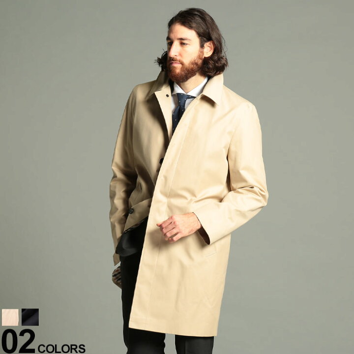 楽天市場 Aquascutum アクアスキュータム 綿100 裏地チェック シングル ステンカラー コートブランド メンズ 男性 アウター コート ロング フォーマル 秋 冬 ビジネス きれいめ ベーシック Aqmarlborough 原宿ゼンモール