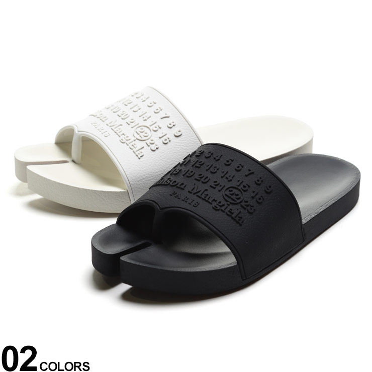 slides and flip flops Sandals and flip-flops Maison Margiela Rubber Tabi Flip Flop in White for Men Mens Shoes Sandals 