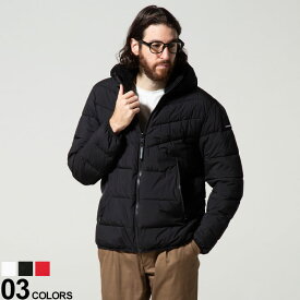 Calvin Klein (カルバンクライン) フード裏ボア フルジップ 中綿 ジャケットブランド メンズ 男性 アウター ジャケット ブルゾン CKCM155201