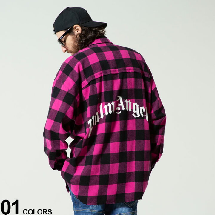楽天市場】Palm Angels (パームエンジェルス) チェック プリント 長袖 