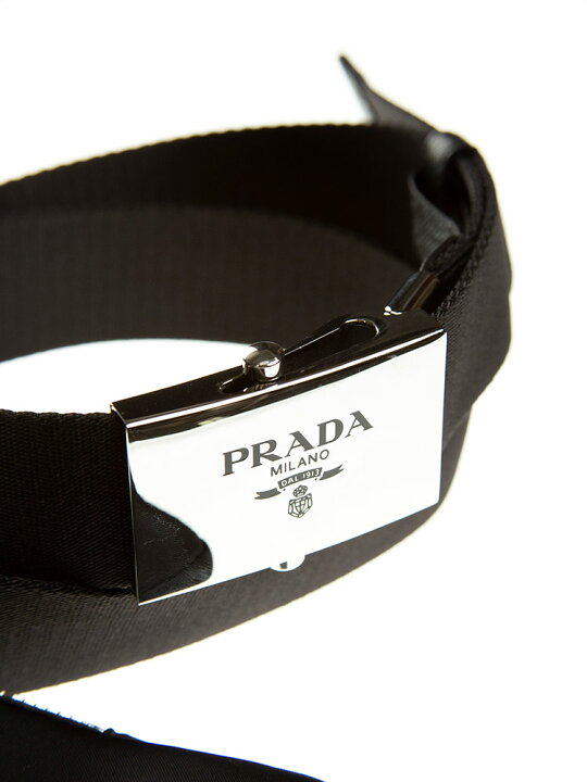 楽天市場】PRADA プラダ ロゴポーチ付き GIベルト ブランド メンズ 