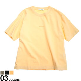 Acne Studios (アクネストゥディオズ) ミニロゴ クルーネック 半袖 Tシャツブランド レディース トップス Tシャツ 半袖 シャツ ACLAL0135
