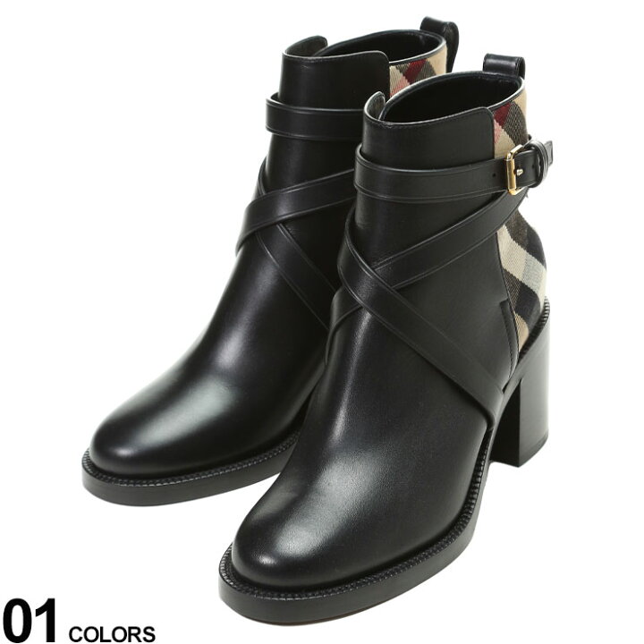 楽天市場】BURBERRY (バーバリー) ハウスチェック レザー アンクル 