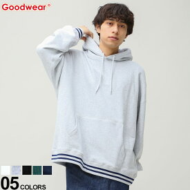 グッドウェア パーカー Goodwear リブライン プルオーバー パーカー BIG 2W762212メンズ 男性 トップス フード パーカー オーバーサイズ