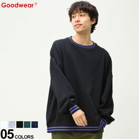 グッドウェア トレーナー Goodwear スウェット スエット リブライン クルーネック 長袖 トレーナー BIG 2W762211メンズ 男性 トップス クルー スウェット プルオーバー 長袖