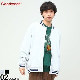 グッドウェア スタジャン Goodwear スタジアムジャンパー ジャケット ブルゾン メッシュ裏地 ライン 2W762213メンズ 男性 トップス アウター ストリート