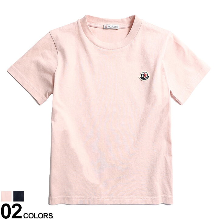 楽天市場】MONCLER (モンクレール) ワンポイント クルーネック 半袖 T  