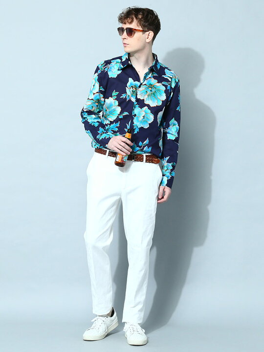 楽天市場】ETRO (エトロ) 綿100％ 花柄 長袖 シャツ 【春夏新作 