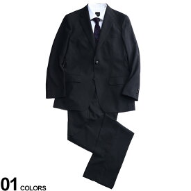 VITTORIO VENETO (ヴィットリオヴェネト) ビジ軽 ウォッシャブル ウエストアジャスター シングル ツーパンツ スーツメンズ ビジネス 紳士 スーツ メンズスーツ 2本パンツ 洗える 5122193T