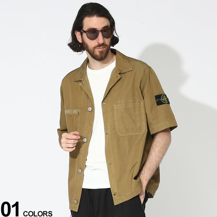 楽天市場】STONE ISLAND (ストーンアイランド) ポケット 袖ロゴ 半袖  