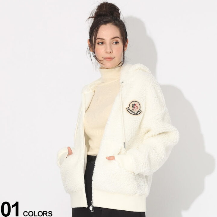 楽天市場】MONCLER (モンクレール) テディフリース フルジップ 