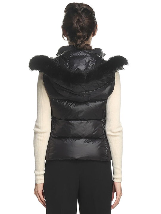 楽天市場】MONCLER (モンクレール) フェイクファー フルジップ ダウン 