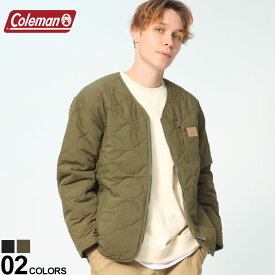 コールマン ナイロンブルゾン ノーカラー パテッド Coleman メンズ ユニセックス アウター 秋服 冬服 アウトドア X1361A