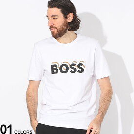 HUGO BOSS (ヒューゴボス) シグネチャーロゴ クルーネック 半袖 Tシャツブランド メンズ 男性 トップス Tシャツ 半袖 シャツ HB50506923