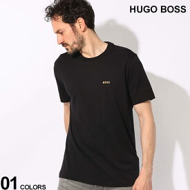 HUGO BOSS (ヒューゴボス) ストレッチコットン ワンポイントロゴ クルーネック 半袖 Tシャツ HB50506373 ブランド メンズ 男性 トップス Tシャツ 半袖 シャツ