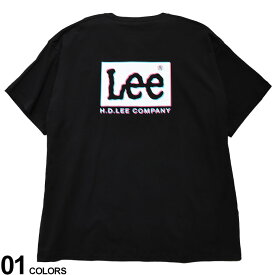 Lee (リー) バックロゴプリント クルーネック 半袖 Tシャツ LT313292753L5L 大きいサイズ メンズ トップス Tシャツ 半袖 クルー