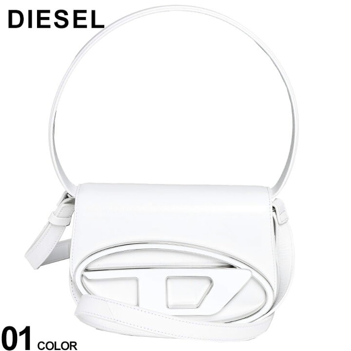楽天市場】ディーゼル DIESEL レザー Dロゴ 2WAY ハンドバッグ 1DR M