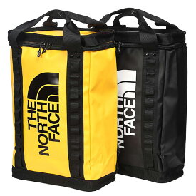 THE NORTH FACE ザ ノースフェイス バックパック リュック 大きいサイズ メンズ スクエア バックパック EXPLORE FUSEBOX L メンズ レディース バッグ 鞄 通勤 通学 - ブラック サミットゴールド