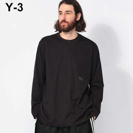 【クーポン利用で1500円OFF】ワイスリー Y-3 クルーネック 長袖 Tシャツ Y3IW0068 ブランド メンズ 男性 トップス Tシャツ ロンT 長袖 シンプル コットン