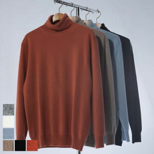 DESHENG �J�V�~��100�� ���n �^�[�g���l�b�N �Z�[�^�[ 24RTN006 �����Y �j�� �g�b�v�X �j�b�g �Z�[�^�[ �v���I�[�o�[ rgc_knit