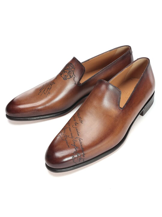 楽天市場】ベルルッティ BERLUTI カーシヴ ガレ レザー ローファー 