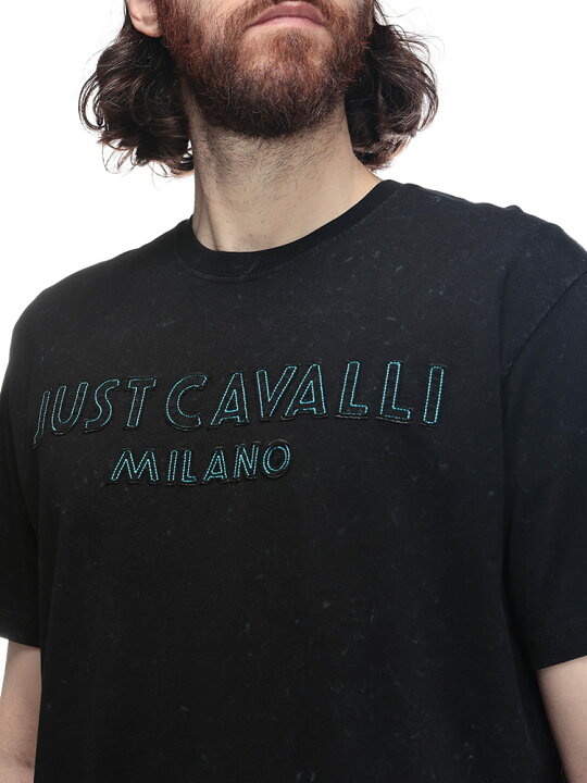 楽天市場】ジャスト カヴァリ Just cavalli ロゴステッチ クルーネック 