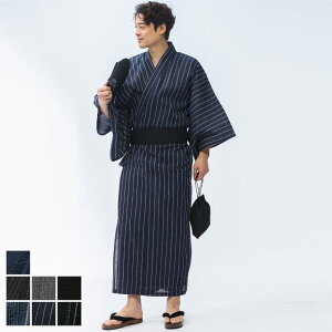 浴衣 5点セット しじら織り 浴衣 帯 扇子 下駄 巾着 32364 メンズ 男性 浴衣 和服 セット 5点 帯 下駄 扇子 信玄袋 花火 祭り 父の日