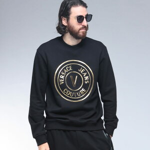 ���F���T�[�`�F �W�[���Y �N�`���[�� VERSACE JEANS COUTURE ���N�� ���S�v�����g �X�E�F�b�g �g���[�i�[ VC79GAIT01 �u�����h �����Y �j�� �g�b�v�X �g���[�i�[ ���N�� �H�~