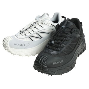 �����N���[�� �����Y �X�j�[�J�[ MONCLER ���S ���[�X�A�b�v ���[�J�b�g ����X�j�[�J�[ TRAILGRIP GTX SNEAKERS MC4M00260M7208 �u�����h �V���[�Y �z���C�g �u���b�N