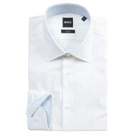 ヒューゴボス メンズ ドレスシャツ 長袖 HUGO BOSS イージーアイロン ストレッチ ワイドカラー ビジネス …