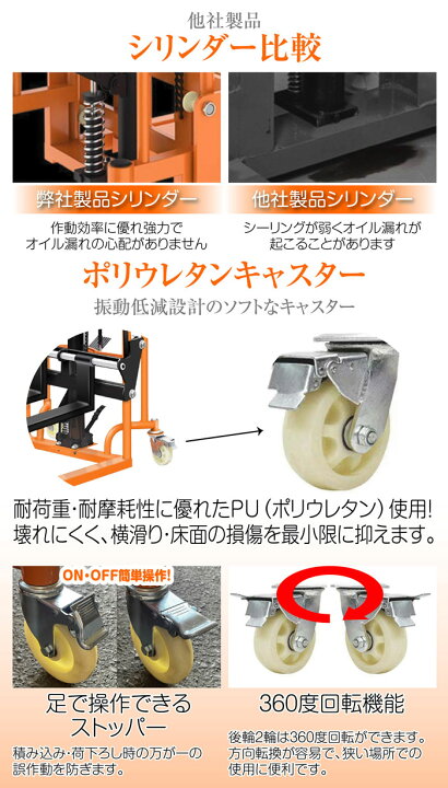 楽天市場】ONE STEP ハンドフォークリフト スタッカー フォークリフト 