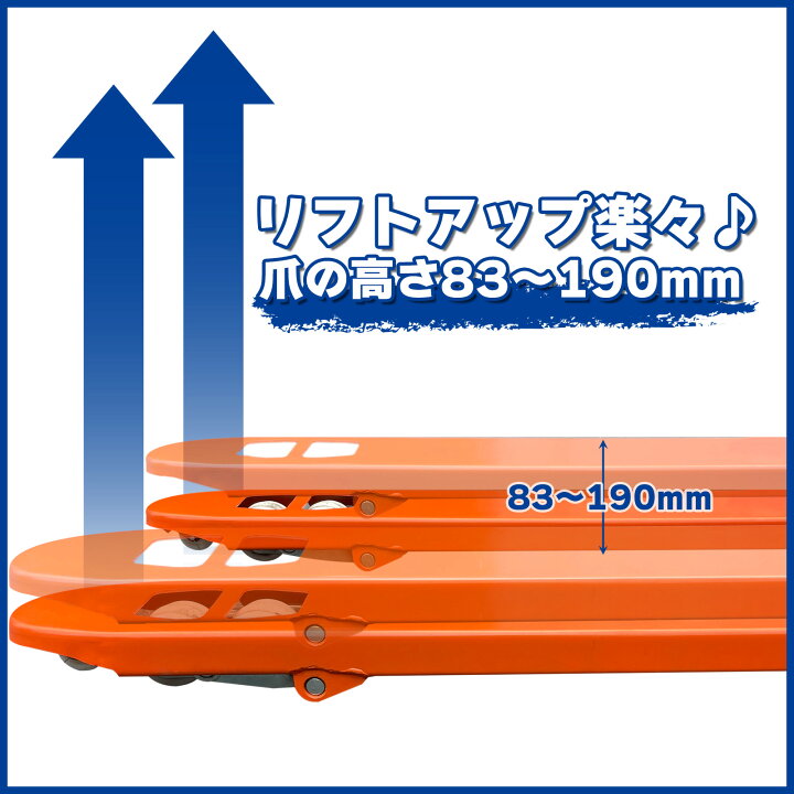 楽天市場】【☆ラスト24時間 10%cp配布中!】ハンドリフト パレット 