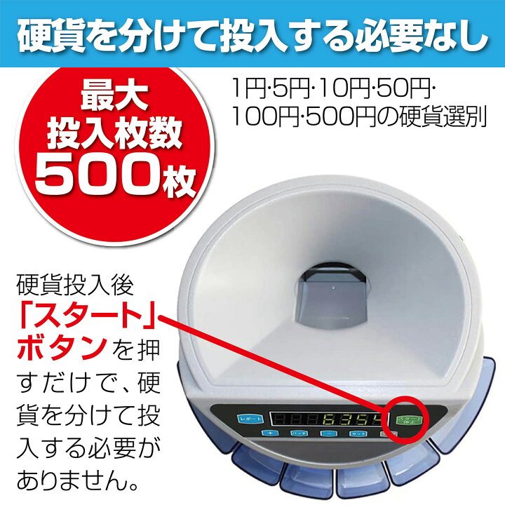 楽天市場】【18日はP最大10倍&1,000円cp！】コインカウンター 自動 