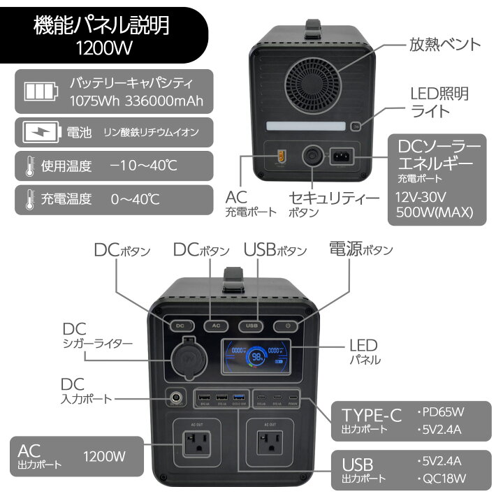 楽天市場】【☆週末限定 5％OFFクーポンあり！】ポータブル電源 700w 