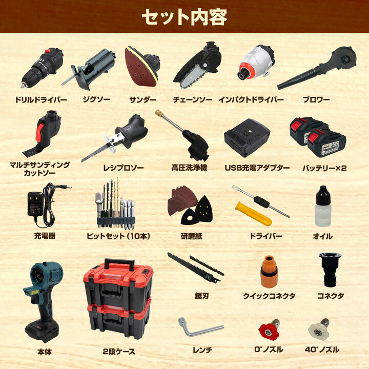 楽天市場】【☆5日はP最大10倍UP！】11in1 電動工具 マルチツール 