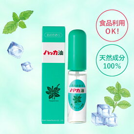 北見ハッカ通商 ハッカ油スプレー 11.5ml ハッカ ハッカ油 ミント スプレー ミントスプレー 冷感 ひんやり ひんやりスプレー スッキリ北海道 国産 天然成分100% 食品利用可 清涼感 モヒート ミントティー チョコミント