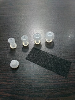 パナソニック panasonic　アナログポケット型補聴器ＷＨ用イヤチップ(クローズ)、フィルター、アダプターのセット