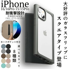 【iPhone16e登場!!人気の背面クリア】iPhone16e ケース iPhone16 Pro ケース iPhone16ケース アイホン16ケース iPhone15 iPhone手帳型ケース 手帳型カバー アイフォンケース アイホンケース カード収納 おしゃれ スクエア型 背面クリア スマホケース 衝撃に強い 頑丈 耐衝撃