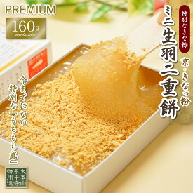 生羽二重餅 きなこ ミニ 160g 京・きなっ粉 プレミアムスペシャルバージョン 羽二重餅 小さめ 【ポスト投函可能】 餅 お餅 和菓子 スイーツ お菓子 福井 銘菓 北陸 ギフト 贈り物 お土産 お供え 内祝い お返し 母の日 父の日 バレンタインデー お中元 敬老の日 お歳暮 お年賀