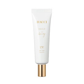 【公式】HACCI アクアUV R 30g SPF50+ PA++++ / 送料無料 / hacci ハッチ はっち / はちみつ ハチミツ 蜂蜜 / 日焼け止め UV 化粧下地 保湿 / お祝い プレゼント ギフト 誕生日 / BD19102HA
