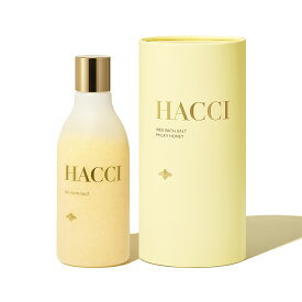 【公式】HACCI BEE バスソルト ミルキーハニー 300g / 送料無料 / hacci ハッチ はっち / はちみつ ハチミツ 蜂蜜 / 入浴剤 海塩 ざらつき 角質ケア / ギフト プレゼント 誕生日 お祝い / BS02300HA