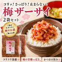 梅ザーサイ 250g×2袋セット メール便 お土産 ザーサイ 梅 かつお風味 コリコリ 甘酸っぱい バレンタイン チョコ以外